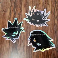 Yu-Gi-Oh! Holographic Silhouette Stickers